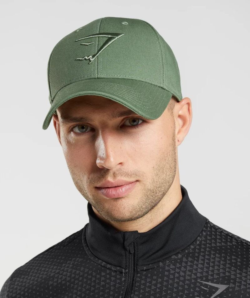 Gymshark Sharkhead Caps Green | CA N3AD07